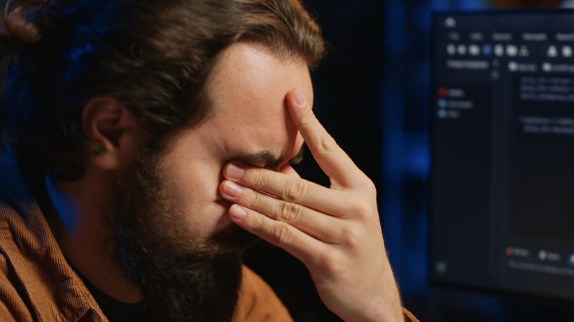 Disappointed man puzzled after having his registration card incorrect.