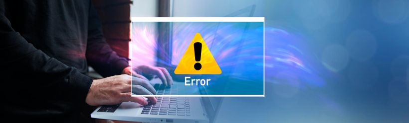 The concept of error, error notification, not found.