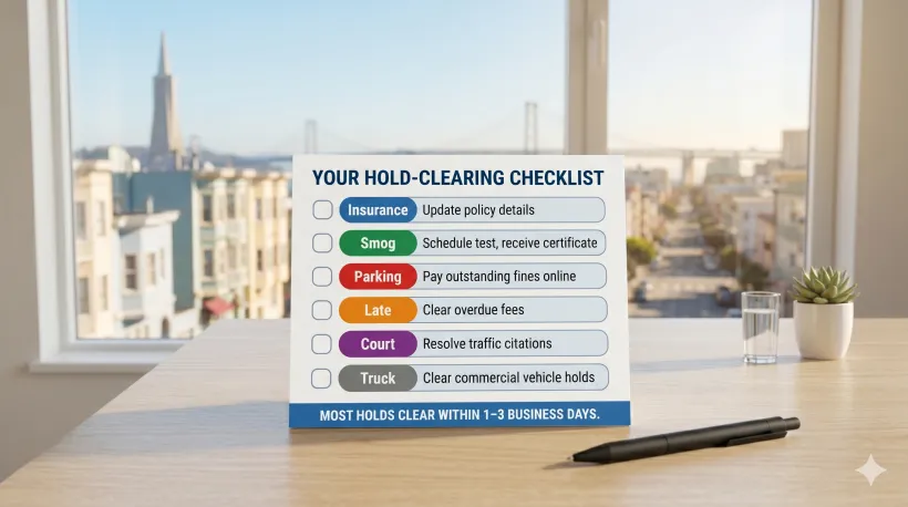 Clean checklist card design